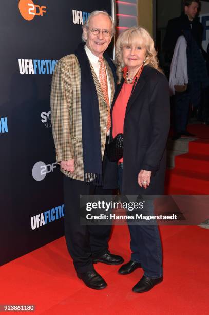 Wilfried Klaus and Wera Klaus during the 40th anniversary celebration of the ZDF TV series SOKO Munich at Seehaus on February 24, 2018 in Munich,...