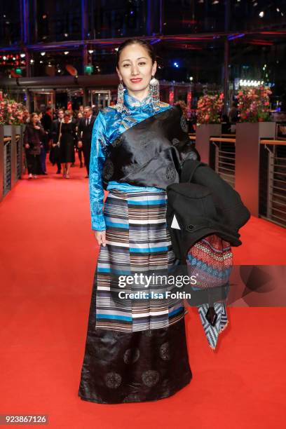 Franziska Petri of Tibet attends the closing ceremony during the 68th Berlinale International Film Festival Berlin at Berlinale Palast on February...