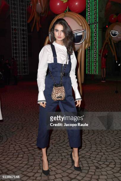 Blanca Padilla attends the ADR Party during Milan Fashion Week Fall/Winter 2018/19 on February 24, 2018 in Milan, Italy.