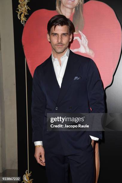 Johannes Huebl attends the ADR Party during Milan Fashion Week Fall/Winter 2018/19 on February 24, 2018 in Milan, Italy.