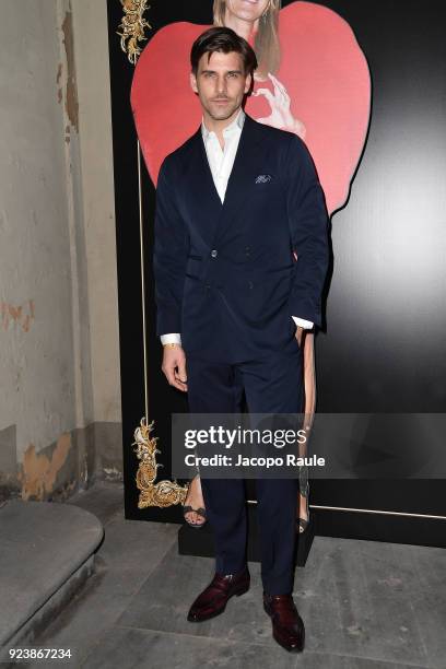 Johannes Huebl attends the ADR Party during Milan Fashion Week Fall/Winter 2018/19 on February 24, 2018 in Milan, Italy.