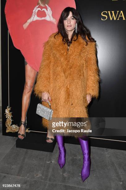 Eleonora Carisi attends the ADR Party during Milan Fashion Week Fall/Winter 2018/19 on February 24, 2018 in Milan, Italy.