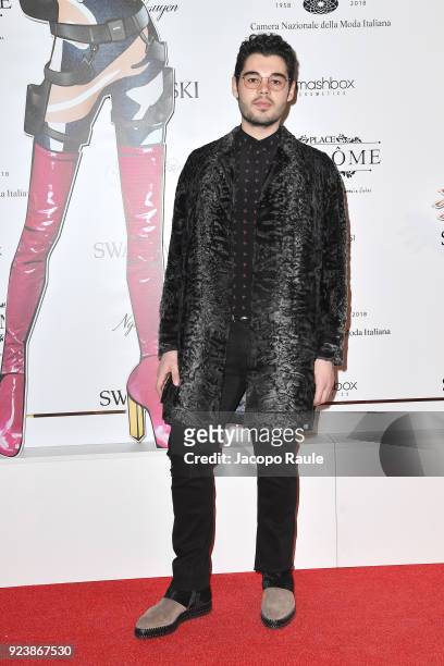 Robert Cavalli attends the ADR Party during Milan Fashion Week Fall/Winter 2018/19 on February 24, 2018 in Milan, Italy.