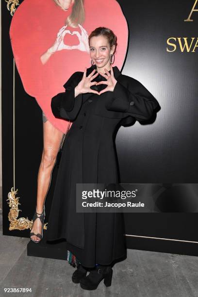 Micol Sabbadini attends the ADR Party during Milan Fashion Week Fall/Winter 2018/19 on February 24, 2018 in Milan, Italy.