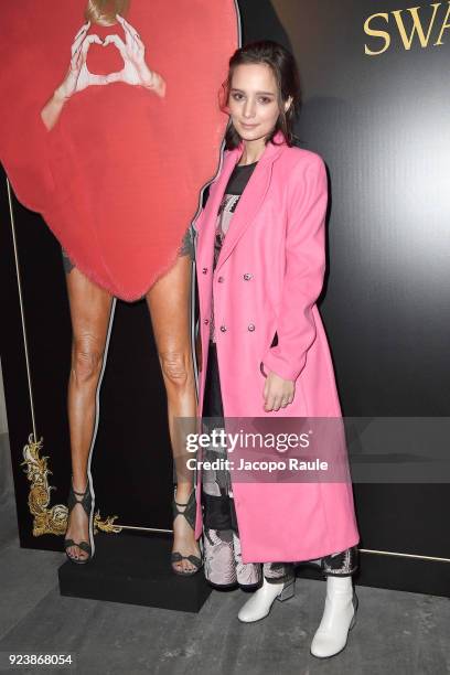 Denise Tantucci attends the ADR Party during Milan Fashion Week Fall/Winter 2018/19 on February 24, 2018 in Milan, Italy.