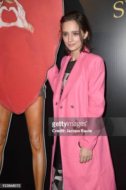 Denise Tantucci attends the ADR Party during Milan Fashion Week Fall/Winter 2018/19 on February 24, 2018 in Milan, Italy.