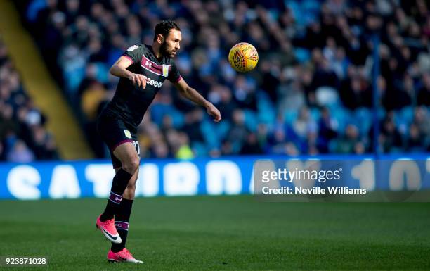 Ahmed Elmohamady of Aston Villa during the Sky Bet Championship match between Sheffield Wednesday and Aston Villa at Hillsborough on February 24,...