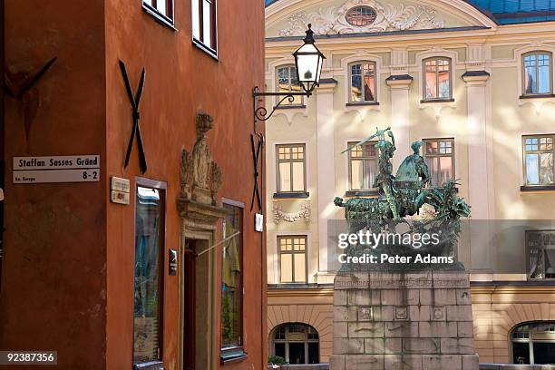 stockholm, sweden - st george stock pictures, royalty-free photos & images