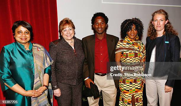 Special representative to the Secretary-General on children and armed conflict Radhika Coomaraswamy, Executive Director of UNICEF Ann Veneman, UNICEF...