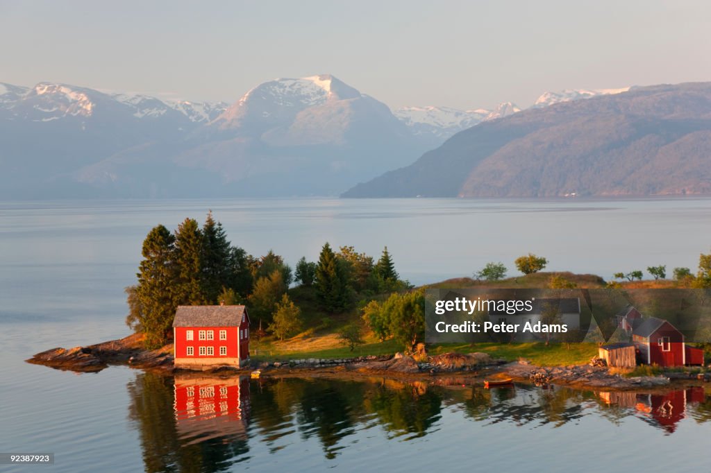 Hardangerfjorden nr Bergen, Western Fjords, Norway