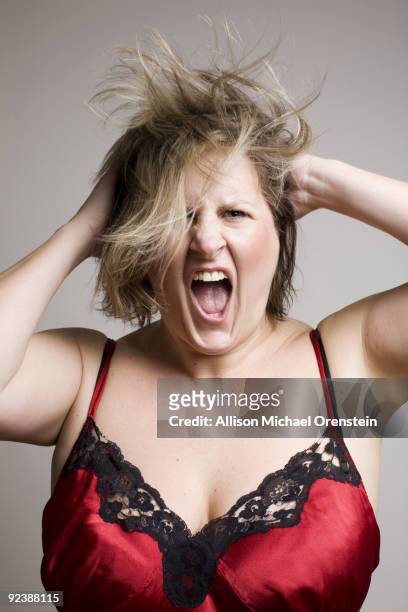 Actress Bridget Everett poses at a portrait session on February 27, 2009 in New York City.