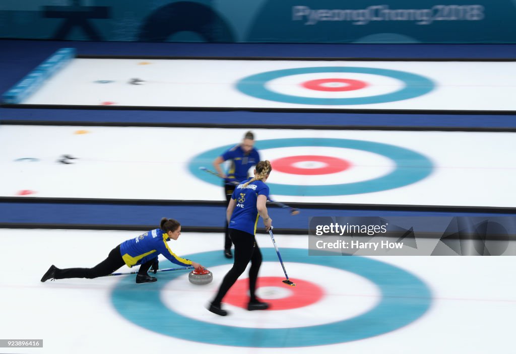 Curling - Winter Olympics Day 16