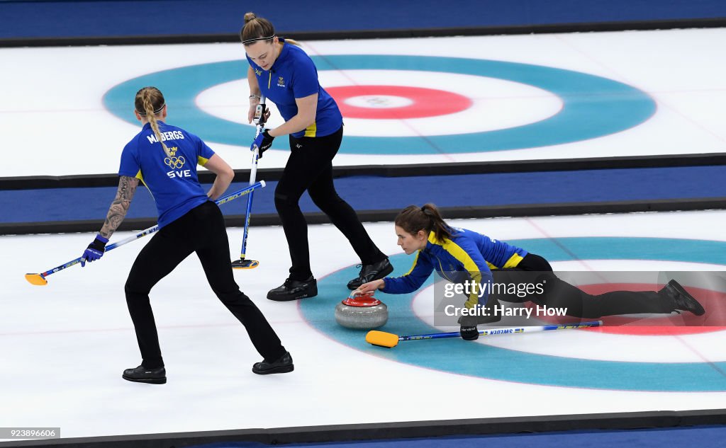 Curling - Winter Olympics Day 16