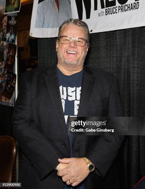 Wrestler Brother Love attends Vegas Toy Con at the Circus Circus Las Vegas on February 24, 2018 in Las Vegas, Nevada.