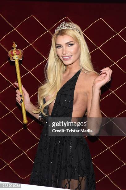 Giuliana Farfalla attends the Miss Germany Contest Final 2018 on February 25, 2018 in Rust, Germany.