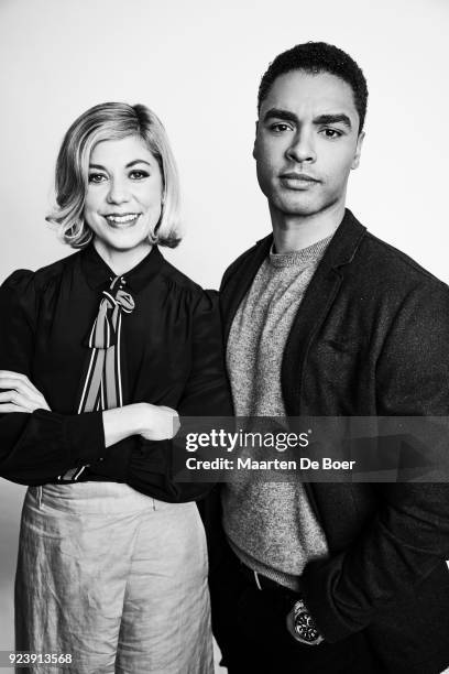Susannah Flood and Regé-Jean Page of ABC's 'For the People' pose for a portrait during the 2018 Winter TCA Tour at Langham Hotel on January 8, 2018...