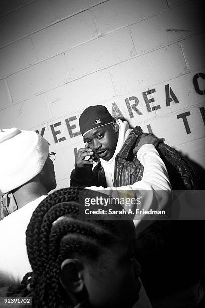 Rapper Ghostface Killah of the Wu-Tang Clan poses at a portrait session for Vibe Magazine in 2006.