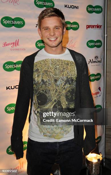 Jeff Brazier attends the Specsavers Spectacle Wearer Of The Year 2009 Grand Final at Victoria & Albert Museum on October 27, 2009 in London, England.