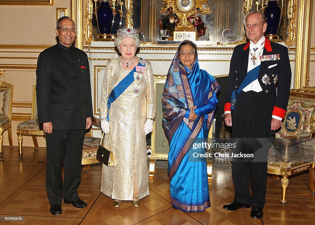 The President Of India Makes A State Visit To The UK