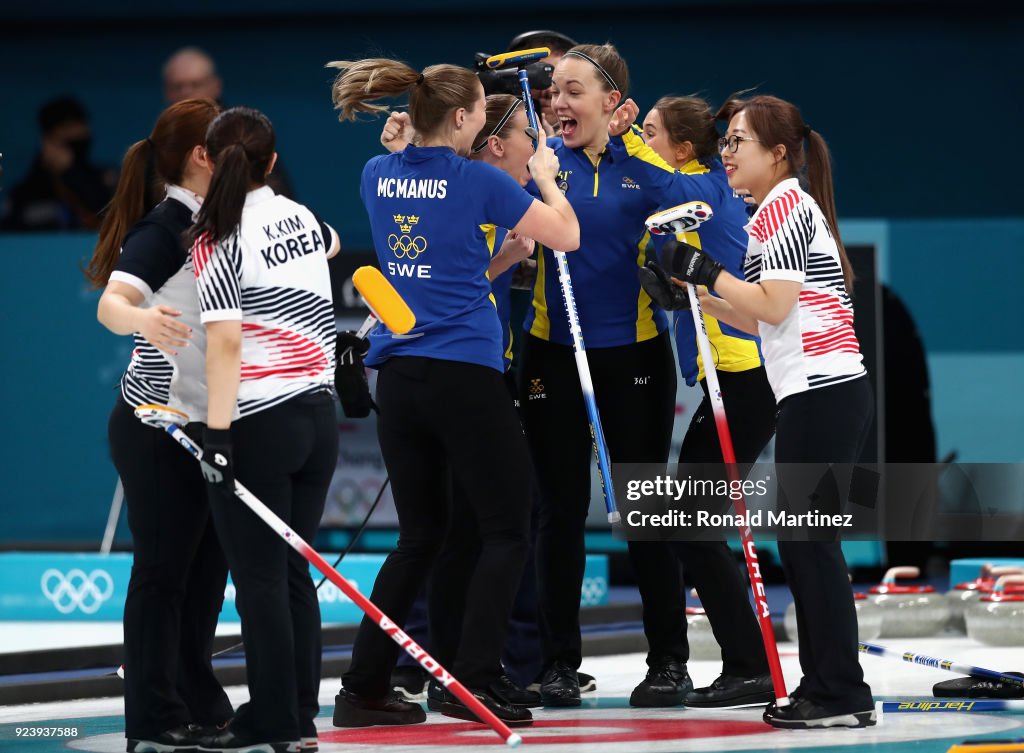 Curling - Winter Olympics Day 16