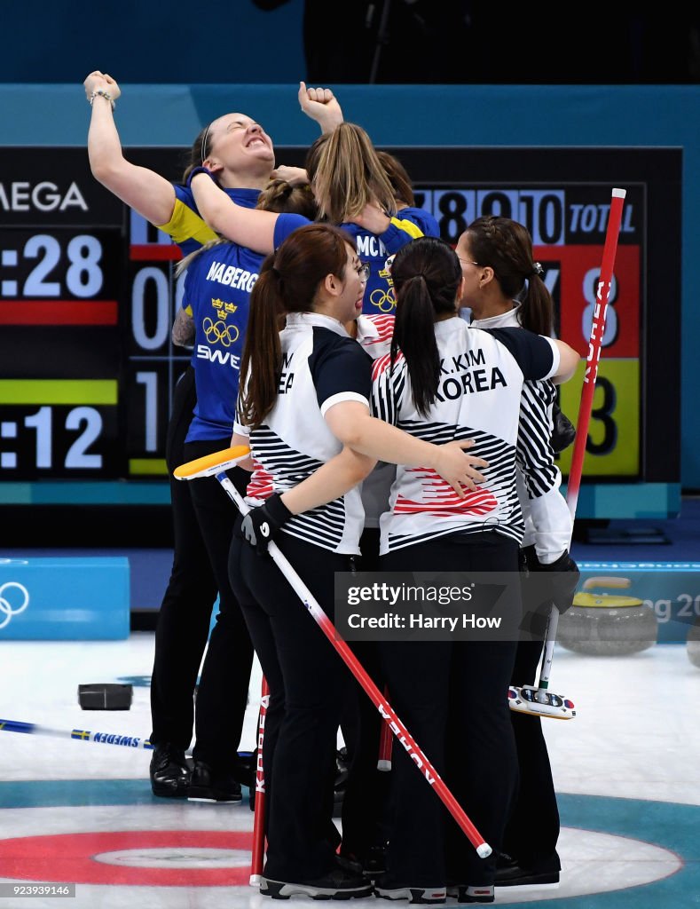 Curling - Winter Olympics Day 16