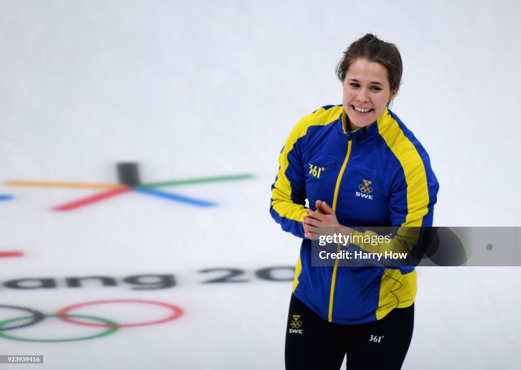 Curling - Winter Olympics Day 16