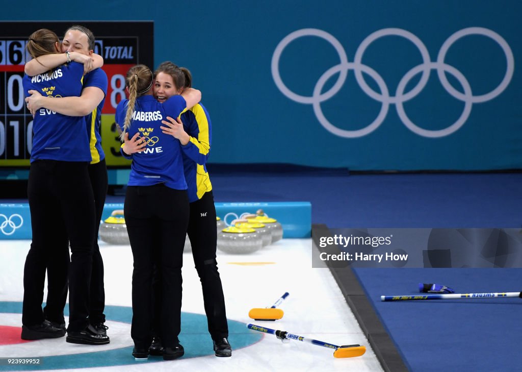 Curling - Winter Olympics Day 16