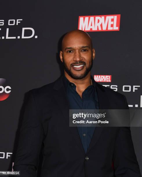 The Cast and Executive Producers of Walt Disney Television via Getty Images's "Marvel's Agents of S.H.I.E.L.D." celebrate its milestone 100th episode...