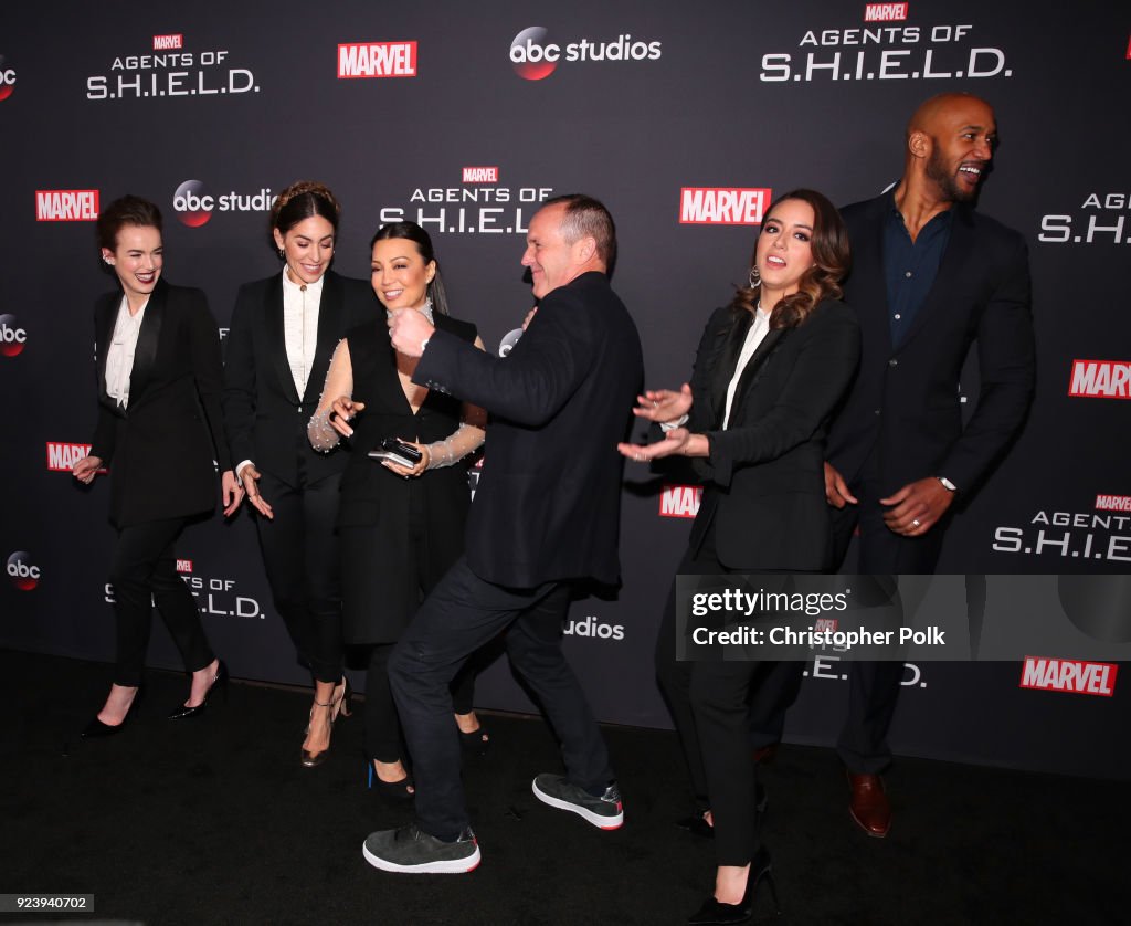 100th Episode Celebration Of ABC's "Marvel's Agents Of S.H.I.E.L.D." - Arrivals