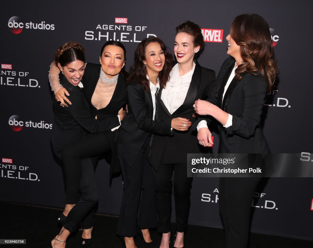 100th Episode Celebration Of ABC's "Marvel's Agents Of S.H.I.E.L.D." - Arrivals