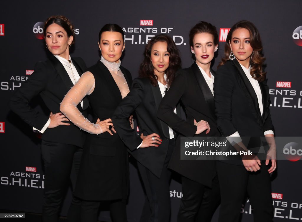 100th Episode Celebration Of ABC's "Marvel's Agents Of S.H.I.E.L.D." - Arrivals