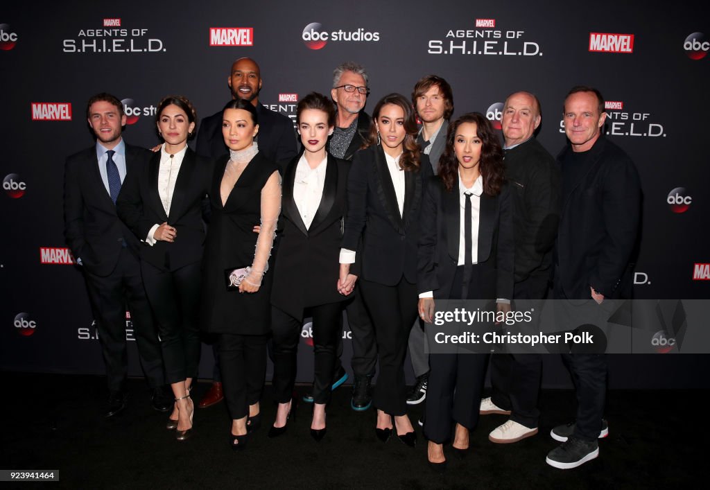 100th Episode Celebration Of ABC's "Marvel's Agents Of S.H.I.E.L.D." - Arrivals