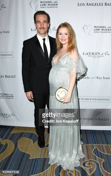 James Van Der Beek and Kimberly Van Der Beek attend the 12th Annual Los Angeles Ballet Gala at the Beverly Wilshire Four Seasons Hotel on February...