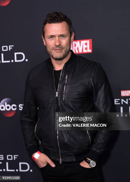 Actor Jason O'Mara attends Marvels Agents of S.H.I.E.L.D. 100th Episode Celebration in Hollywood, California, on February 24, 2018. / AFP PHOTO /...