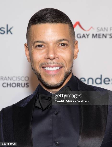 Actor Wilson Cruz arrives at The San Francisco Gay Men's Chorus' 40th Season Crescendo Gala Fundraiser at The Fairmont San Francisco on February 24,...