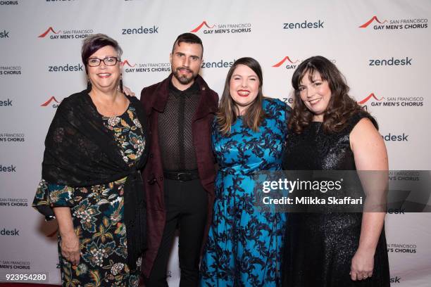 Debbie Glenn , Singer and Trailblazer Award Honoree Tyler Glenn, Singer-songwriter and Inspiration Award Honoree Mary Lambert and Mary Kay Lambert...