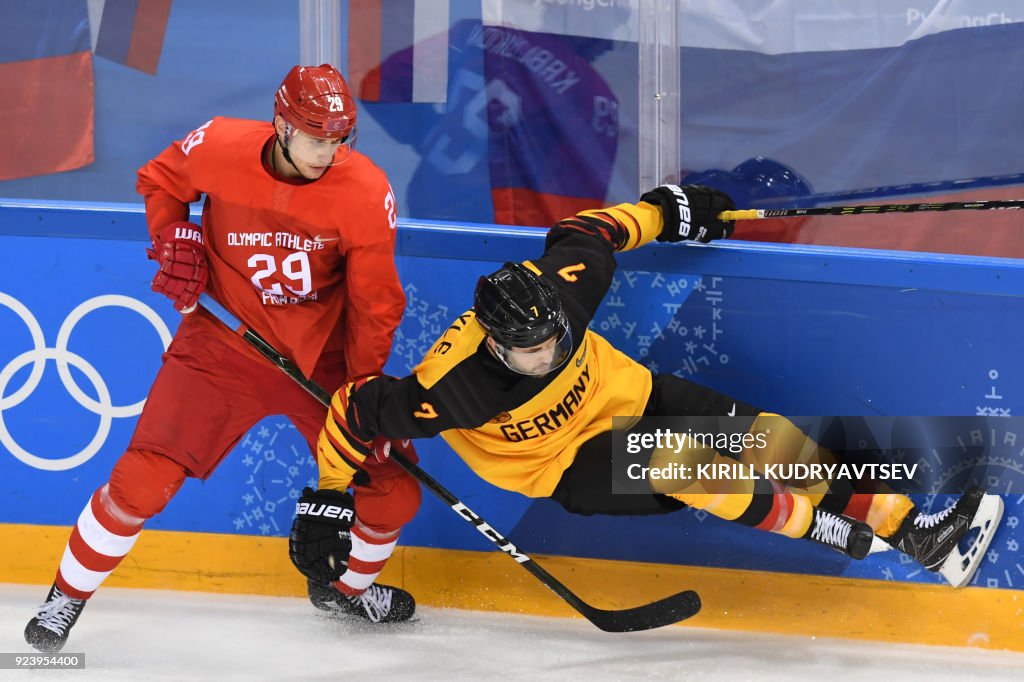 TOPSHOT-IHOCKEY-OLY-2018-PYEONGCHANG-RUS-GER