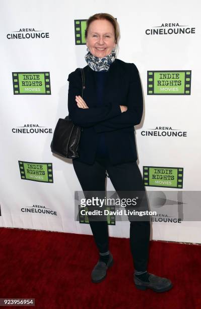 Actress Kate Burton attends the premiere of Indie Rights' "Confessions of a Teenage Jesus Jerk" at Arena Cinelounge on February 24, 2018 in...