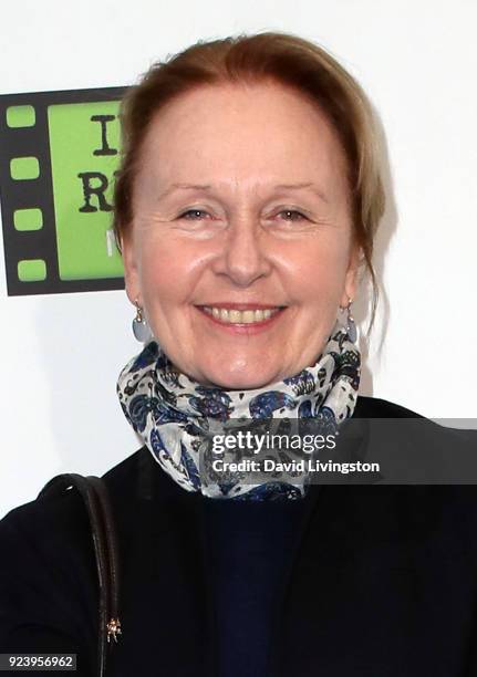 Actress Kate Burton attends the premiere of Indie Rights' "Confessions of a Teenage Jesus Jerk" at Arena Cinelounge on February 24, 2018 in...