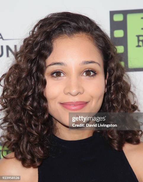 Actress Charlie Buhler attends the premiere of Indie Rights' "Confessions of a Teenage Jesus Jerk" at Arena Cinelounge on February 24, 2018 in...