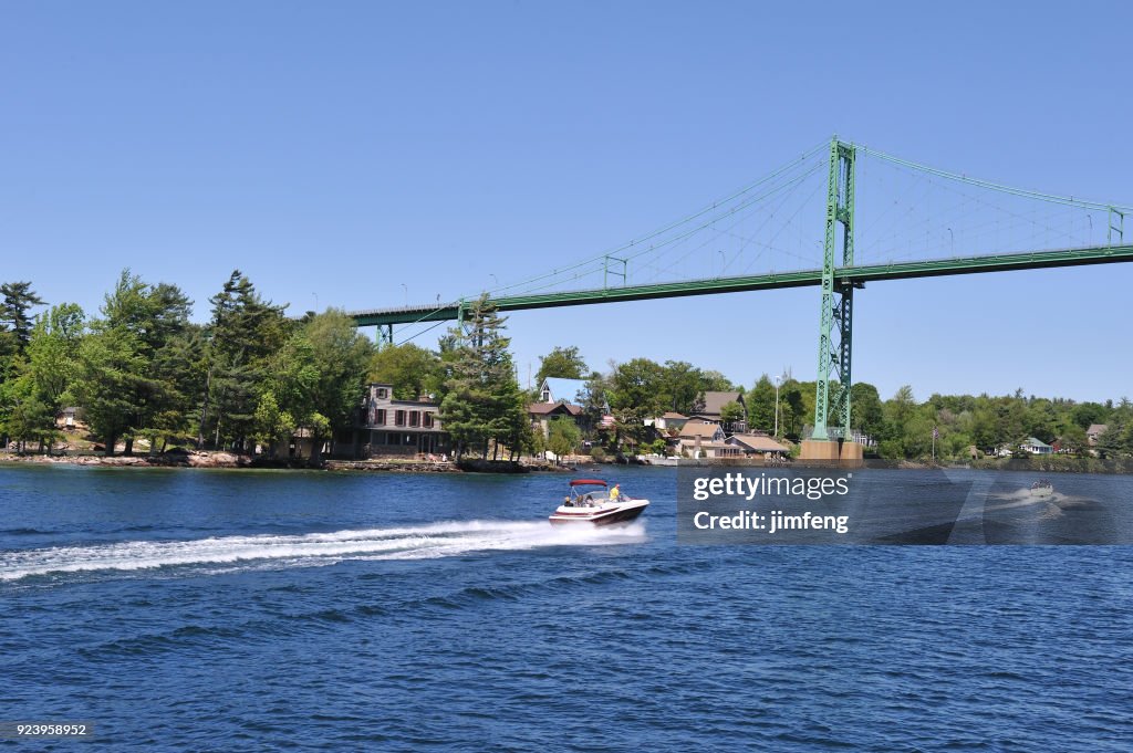 Water scooter at 1000 Islands