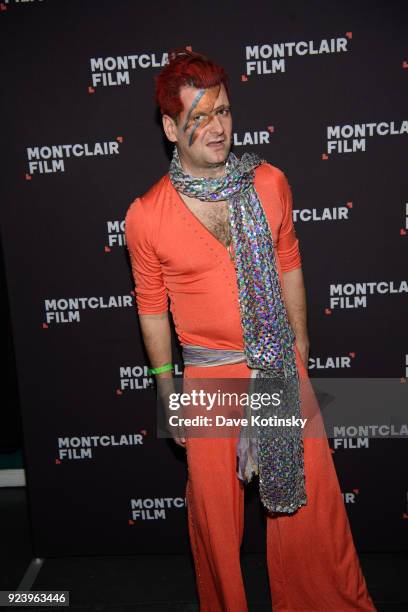 Luke Parker Bowles poses at the Montclair Film 70s Mixtape Party with the Losers Lounge at The Wellmont Theatre on February 24, 2018 in Montclair,...