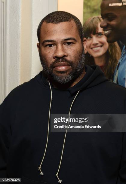 Writer and director Jordan Peele attends the Aero Theatre's special screening and Q&A of "Get Out" at the Aero Theatre on February 24, 2018 in Santa...