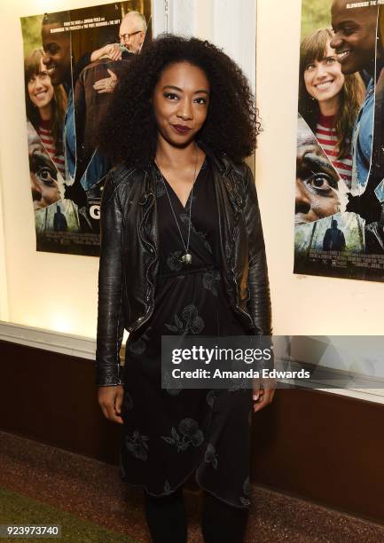 Actress Betty Gabriel attends the Aero Theatre's special screening and Q&A of "Get Out" at the Aero Theatre on February 24, 2018 in Santa Monica,...