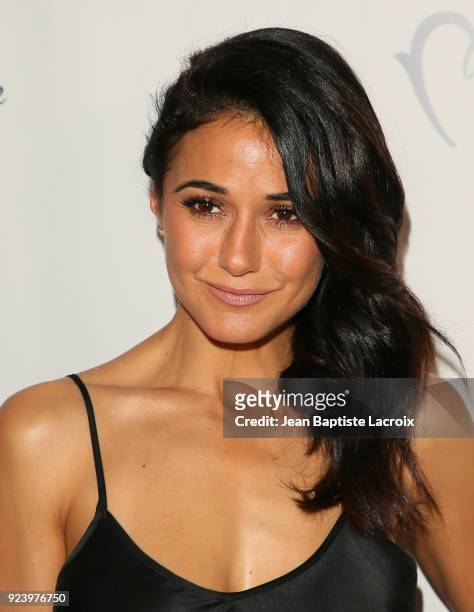 Emmanuelle Chriqui attends the 12th Annual Los Angeles Ballet Gala on February 24, 2018 in Beverly Hills, California.