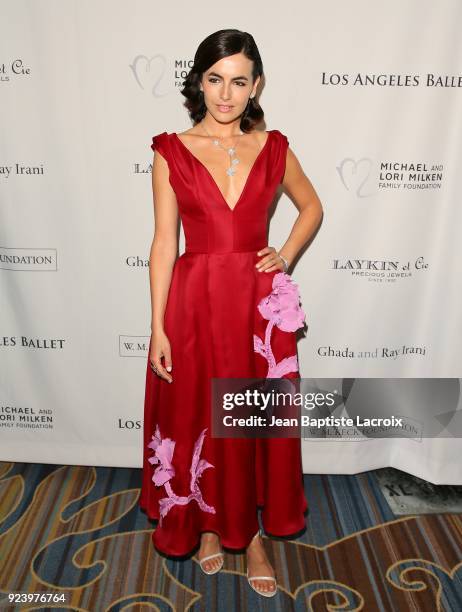 Camilla Belle attends the 12th Annual Los Angeles Ballet Gala on February 24, 2018 in Beverly Hills, California.