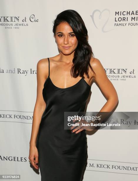 Emmanuelle Chriqui attends the 12th Annual Los Angeles Ballet Gala on February 24, 2018 in Beverly Hills, California.