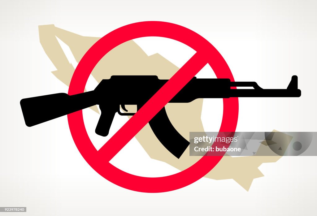 Mexica No arma violencia Vector Poster