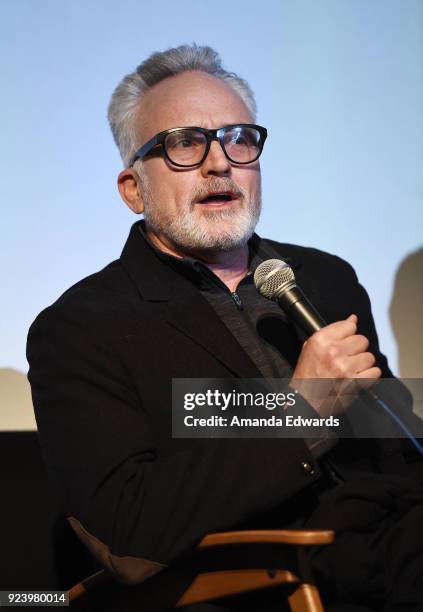 Actor Bradley Whitford attends the Aero Theatre's special screening and Q&A of "Get Out" at the Aero Theatre on February 24, 2018 in Santa Monica,...