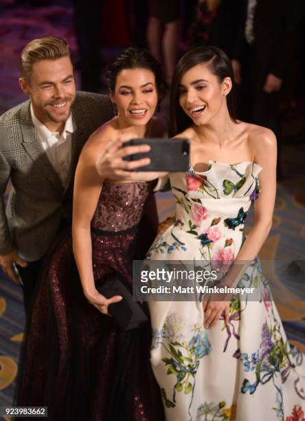 Derek Hough, Jenna Dewan Tatum, and Sofia Carson attend the 12th Annual Los Angeles Ballet Gala at the Beverly Wilshire Four Seasons Hotel on...
